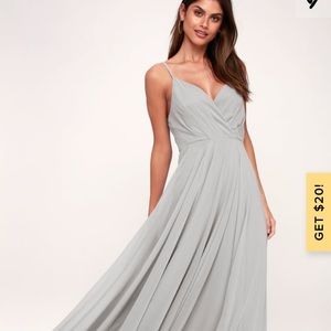 Grey maxi dress